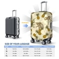 thumbnail image 6 of Haiem Monkeys and Pinealpples Luggage Cover Printed Suitcase Covers for Luggage Elastic Washable Suitcase Protector Fits 18-32 Inch Luggage-X-Large, 6 of 9