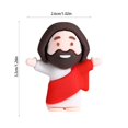 thumbnail image 3 of Miniaturas religiosas, colores variados, muñecas pequeñas, estatuillas, 50 piezas de tamaño 3,2 x 2,6 cm, material de PVC para Pascua, eventos religiosos, recuerdos para fiestas, 3 of 6