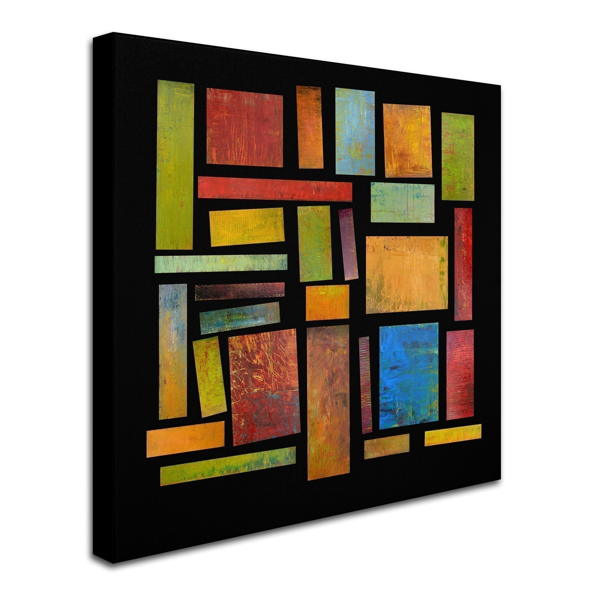 Trademark Fine Art "Building Blocks Three" Canvas Art by Michelle Calkins