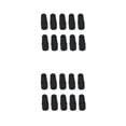 thumbnail image 4 of Wisewang 10 Pieces Bike Tire Caps Tyre Accessory Dustproof Cover Parts Valve Shell Solid Color Rim Stem Covers for Replacement Black 2Set, 4 of 6