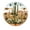 FFclock004, variant on ZXCXRQFa Clock Cactus Desert Scen Wall-Clock for Girls Bedroom Analog Battery Operated 10 Inch - Round Wood Wall Clock Silent Non-Ticking Bathroom Bedroom Decor