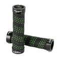 thumbnail image 1 of Empuñadura de manillar de bicicleta Zulema de cuero artificial Resistencia suave Comodidad ligera Verde negro, 1 of 8