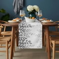 thumbnail image 2 of Spring Gray Eucalyptus Table Runner - 72 Inch Long, Kitchen Dining Table Runner Dresser Scarves, Summer Botanical Leaf Country Farmhouse Decor for Coffee Tables Wedding Party Banquet, 2 of 8