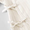 thumbnail image 3 of BLVB Newborn Baby Boy Girl Clothes Cotton Wrap Romper Long Sleeve Coming Home Outfit Infant Jumpsuit(White,3-6 Months), 3 of 6