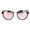 tortoise pink, variant on Mens Round Thin Plastic Retro Horn Rim Color Mirror Lens Sunglasses Tortoise Pink