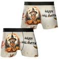 thumbnail image 3 of Happy Halloween Golden Retriever Witches Hat Pumpkin Carving All Over Print Boxer Briefs Underwear for Men Dad Goldens Dog Lover Gifts Idea - 02019, 3 of 6