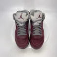 thumbnail image 4 of Ni - ke Ni - ke Air Jordan 5 Retro LS Men Size 8.5 314259-602 Burgundy Graphyte Silver Shoe, 4 of 5