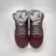 thumbnail image 4 of Ni - ke Ni - ke Air Jordan 5 Retro LS Men Size 8.5 314259-602 Burgundy Graphyte Silver Shoe, 4 of 5