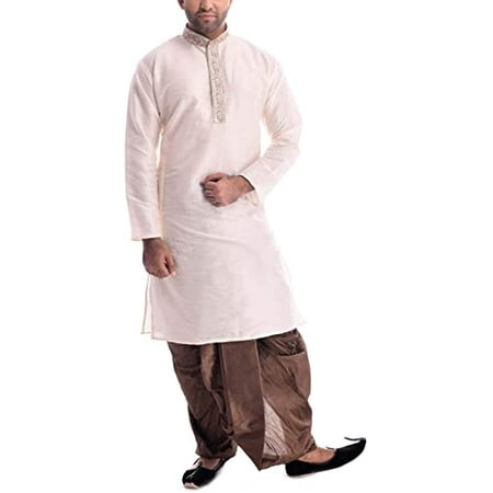 

Royal Kurta Silk Embroidered Kurta Dhoti Set