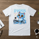 thumbnail image 1 of PLAYERA INFANTIL KPOP DEMON HUNTERS DISEÑO DERPY COLOR BLANCO TALLA 4, 1 of 4