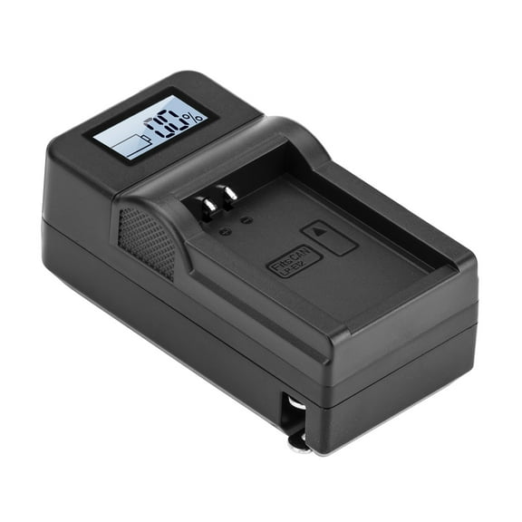 Green Extreme Compact Smart Charger with LCD Screen for Canon LP-E12