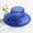 Blue, variant on Hauaitttt European and Fashion Sun Hat Mesh Lace Flower Sun Hat Outdoor Foldable Large Brim Women's Hat Summer Floppy Hat Men Running Hat Gardening Hats for Women Big Summer Hats for Women Overhead