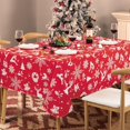 thumbnail image 1 of Clear Plastic Tablecloth Protector Heavy Duty Vinyl Table Cover Oil Proof Wipeable for Indoor Outdoor Dining Table Use(x Square), 1 of 7