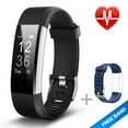 thumbnail image 1 of Lintelek Fitness Tracker, Fitness Watch with Heart Rate Monitor, Pedometer &Sleep Monitor, IP67 Waterproof, 1 of 7