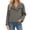 Gray, variant on Tqcoqu Womens Fall Winter Cropped Jacket,Long Sleeve Lapel Button Front Casual Outer Coat