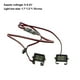thumbnail image 3 of Simulación RC Car Roof Light Bar Modelo Vehículo Doble fila 4 LED Lámpara Control remoto Suministros de juguete Reemplazo para Axial SCX10 Eigraketly FN000788-00, 3 of 7