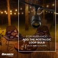 thumbnail image 5 of 30' STRING LIGHT 12 SOCKETS 30'' SPACING E26 BLACK - NO BULBS, 5 of 6