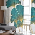 thumbnail image 5 of Luxury Tulle Curtains Marble Ginkgo Biloba Living Room Kitchen Chiffon Curtain Youth Bedroom Sheer Floor Valance Curtain, 5 of 7