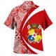 thumbnail image 3 of Camisa hawaiana con gráfico de la bandera de Tonga para hombres, emblema nacional, estampado 3D, mangas cortas, blusas holgadas estilo Harajuku, camisas Aloha con solapa, 3 of 4