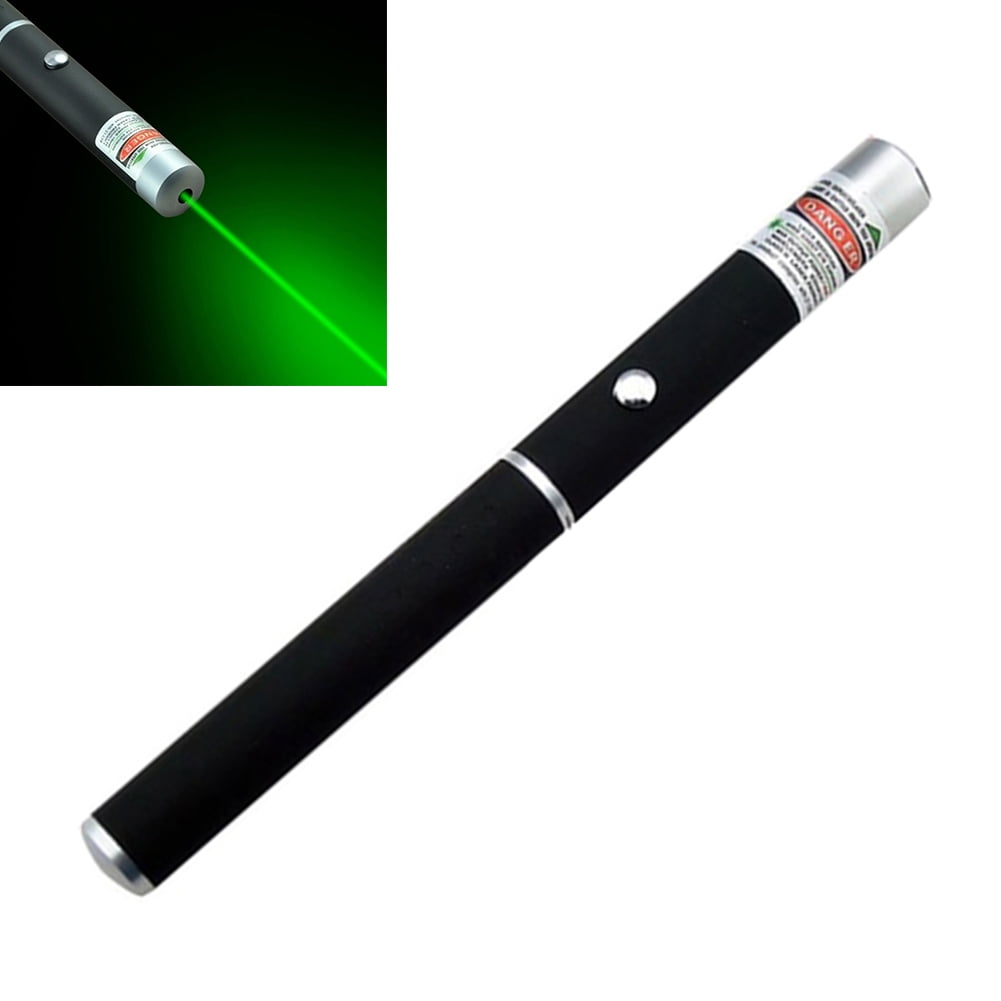 Rechargeable Aluminium Visible Beam Green Laser Pointer Lazer Pen Pet Cat Toy 