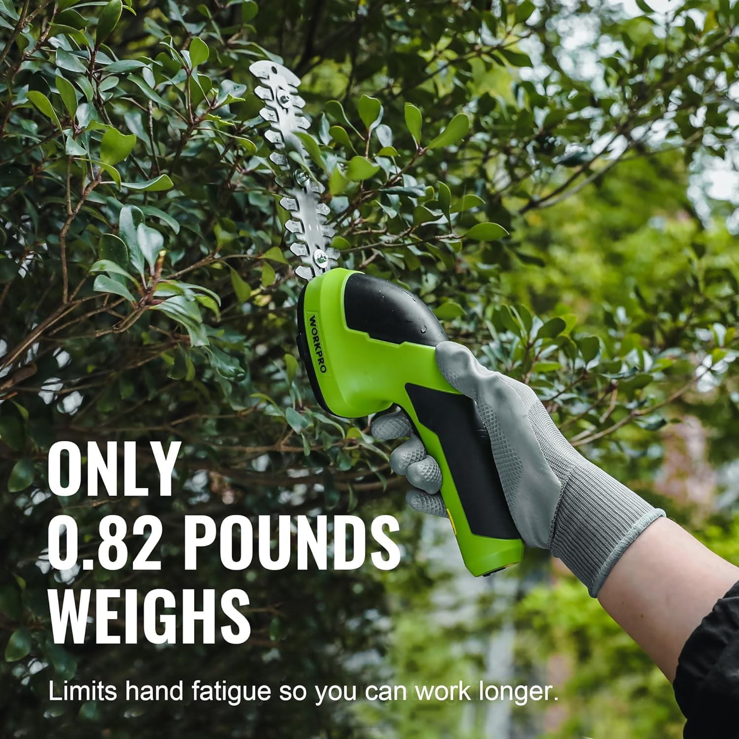 Cordless Grass Shear & Shrubbery Trimmer with 11" Garden Hand Trowel - Lightweight Electric Hedge Cutter for Lawn and Garden
