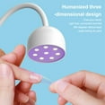 thumbnail image 4 of Maoww Desktop Nail Dryer Machine LED 24W Fast Drying Manicure Glue Polish Gel Lamp Lighting Salon Professional Care Table Light Direct Power, 4 of 7