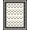 Black White, Pattern 11, variant on Design&I 8'x10' Washable Area Rug Extra Large Skid-Resistant Low Profile Cowboy Horseshoe Entry Border Decorative Covering Bathroom Themed for Living Room, Family