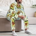 thumbnail image 7 of Cauagu Avocado Doing Sport Print Men's Long-Sleeve Pajama Set,Soft Button-Front 2Pjs for Men Long Sleeve Men’s Sleepwear-Large, 7 of 7