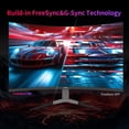 thumbnail image 6 of Restored KTC 32Inch 240Hz Curved Gaming Monitor, 1000R VA, QHD(2560x1440p), 4000:1 Contrast, Support FreeSync GSync, HDMI2.0(144hz)/DP1.4(240hz)/Earphone, Tilt, Xbox PS5 Switch, 2K Computer Monitor, 6 of 9
