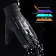 thumbnail image 2 of Waterproof Winter Gloves Outdoors Warm Fingers Touch Screen Gloves -30℉ Super Soft and Warm Glove for Men Skiing,Outdoor, 2 of 6