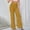 *Yellow, variant on ClodeEU Womens High Waist Straight Leg Pant With Button,Spring Fall Casual Trendy Trouse For Work Green,Womens Plus S