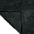 Somerset Home 100% Cotton Reversible Long Bath Rug - Black - 24x60 ...
