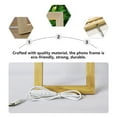 thumbnail image 2 of 1pc Lighting Photo Holder Wooden Picture Frame Picture Display Decor(Wood Color), 2 of 9