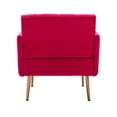 thumbnail image 3 of Accent Chair, Leisure Single Sofa with Rose Golden Feet, 3 of 7