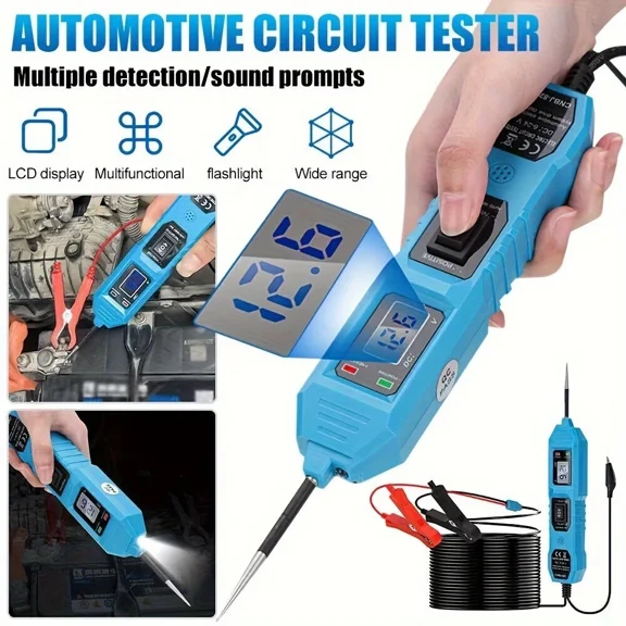 Car Electric Circuit Tester Multi-functional Car Power Circuit Electrical Tester Drive Test Pen 3.5-36V Automotive Electrical System