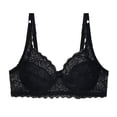 thumbnail image 3 of Bralette for Women JIANLAI Padded Longline Bralettes, Convertible Wireless Bras for Women Black, 3 of 4