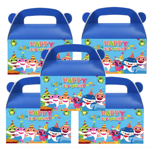 114 PCS Shark Party Favors Set - Bracelets, Stickers, Tattoos, Notepads, Pins & Goody Bags For Ocean Theme Birthday