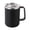 Black, variant on 12 oz Insulated Tumbler with Lid and Handle for Hot and Cold Drinks, Cold Iced Travel Coffee Mug no Spill for Adults, Reusable Stainless Steel Water Cup Thermal for Kitchen Outdoor