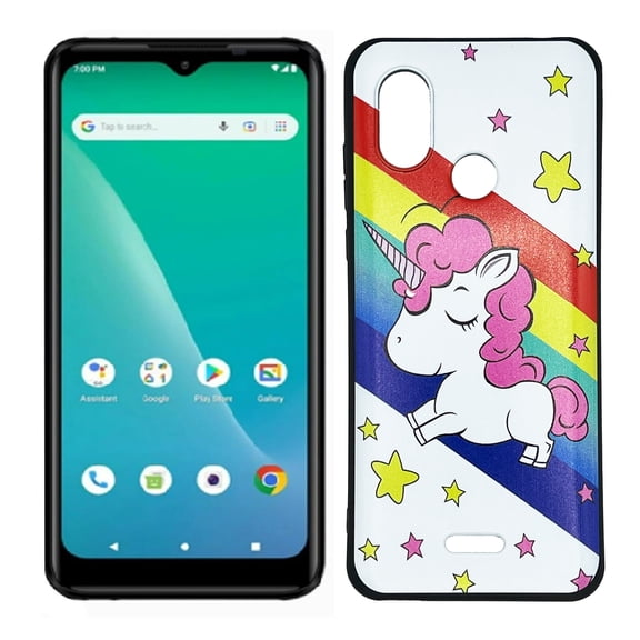 For Hot Pepper Chilaca HPP-L60A TPU 1-Piece Cover Phone Case - Unicorn Design