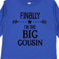 thumbnail image 4 of Inktastic Finally I'm the Big Cousin Boys or Girls Long Sleeve Toddler T-Shirt, 4 of 5
