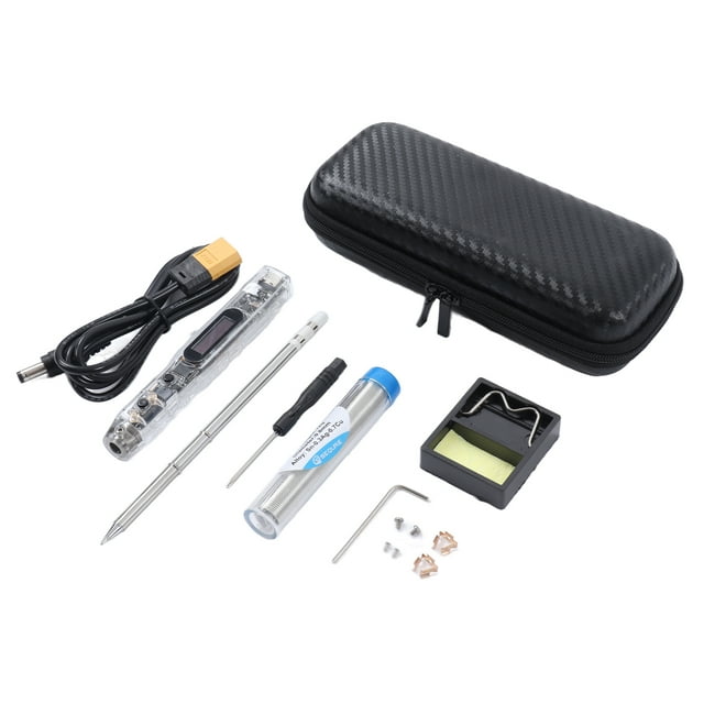 Kit de herramientas de soldadura eléctrica portátil Bling Bling con pantalla digital SI012 y Punta de soldadura T12-B2