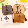 thumbnail image 2 of Monedero retro, billetera, monedero pequeño, monedero retro de lona con recuerdo nostálgico, 2 of 5