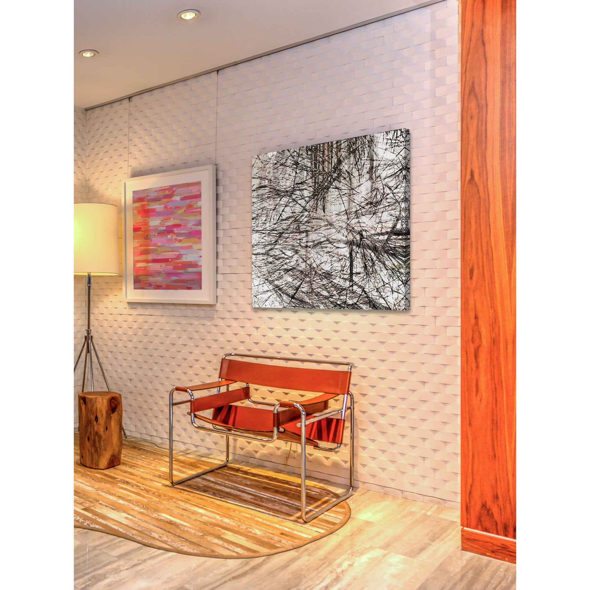 Marmont Hill - "Drift IV" by Sia Aryai Painting Print on Wrapped Canvas