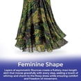 thumbnail image 6 of Sagefinds Bias-Cut Georgette Dress, Fluttery Women's Maxi Sundress, Summer Sleeveless Dress - 2X, 6 of 7