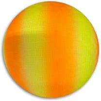 Toys  8.5 inch Orange Strip Colored Playground Ball (1 Orange Strip Ball)