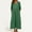 68#Dark Green, variant on Cotton Linen Dresses for Women 2025 Fall Long Length Sleeve V Neck Maxi Dress Boho Vacation Beach Sundresses Navy XL