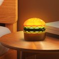thumbnail image 4 of Dorm room essentials, Hamburger Rechargeable LED Table Lamp Small Table Lamp With Knife Sharpener Warm White Night Light For Eye Protection Decorative Table Lamp, 4 of 7
