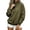 Army Green, variant on Women Sweatshirt Sevevn Quarter Zip Stand Collar Oversized Fit Soft Fleece Fabric Drop Shoulder Long Sleeve Pullover Top For Daily Casual Lounging Outdoor Wear