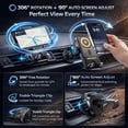 thumbnail image 3 of 2026 New Cool Car Wireless Fast Charging Holder, 15W Auto-Clamping Wireless Car Charger Mount with 90° Rotating, Universal Air Vent Phone Holder for All Smartphones, 3 of 7