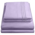 thumbnail image 2 of Sweet Home Collection Plain Sheet Sets, King, Blue, 4-Pieces, 2 of 3